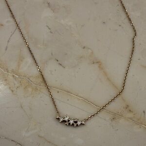 Quince Gold Necklace with Silver Details